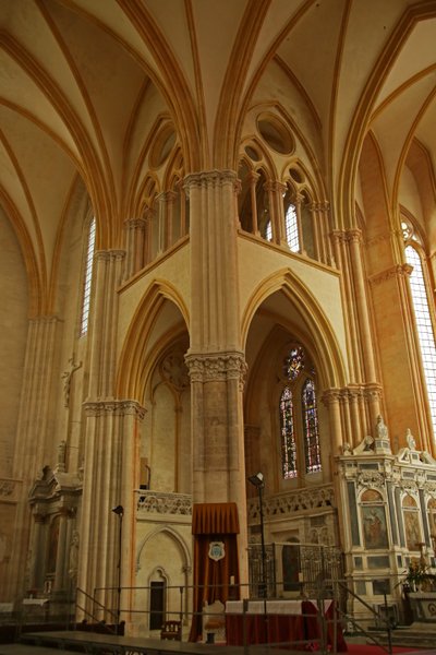 View of the North East Corner of the Choir by French School